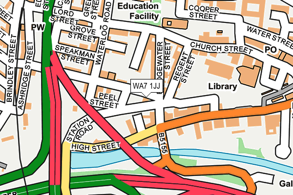 WA7 1JJ map - OS OpenMap – Local (Ordnance Survey) WA7 1JJ map - OS OpenMap – Local (Ordnance Survey)