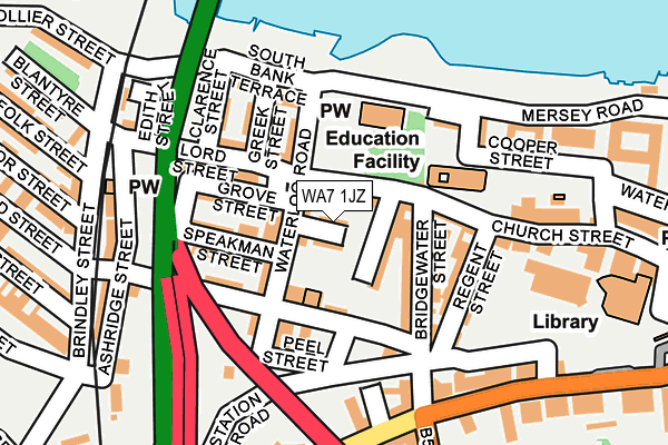 WA7 1JZ map - OS OpenMap – Local (Ordnance Survey) WA7 1JZ map - OS OpenMap – Local (Ordnance Survey)