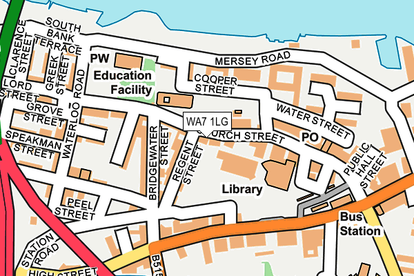 WA7 1LG map - OS OpenMap – Local (Ordnance Survey) WA7 1LG map - OS OpenMap – Local (Ordnance Survey)
