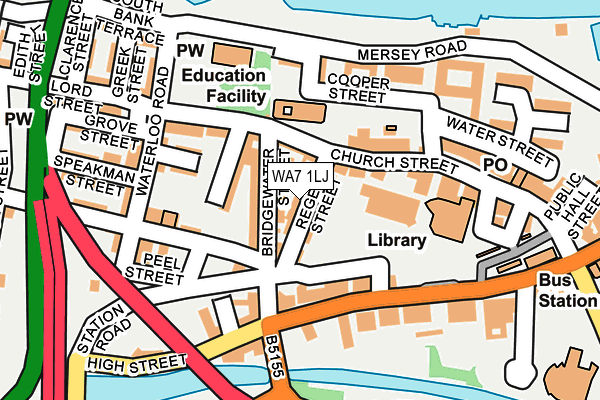 WA7 1LJ map - OS OpenMap – Local (Ordnance Survey) WA7 1LJ map - OS OpenMap – Local (Ordnance Survey)