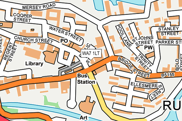 WA7 1LT map - OS OpenMap – Local (Ordnance Survey) WA7 1LT map - OS OpenMap – Local (Ordnance Survey)