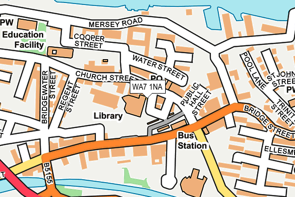 WA7 1NA map - OS OpenMap – Local (Ordnance Survey) WA7 1NA map - OS OpenMap – Local (Ordnance Survey)