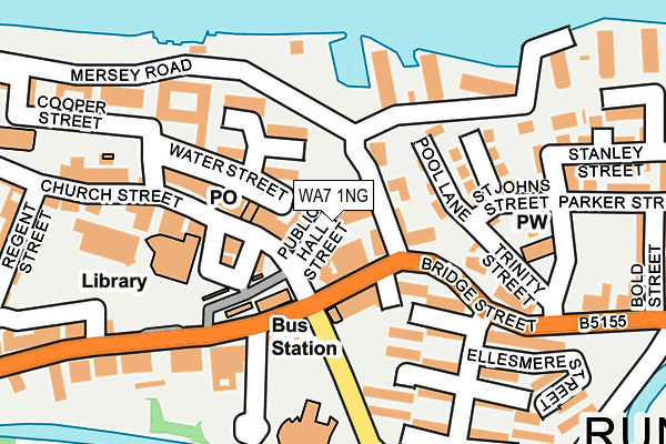 WA7 1NG map - OS OpenMap – Local (Ordnance Survey) WA7 1NG map - OS OpenMap – Local (Ordnance Survey)