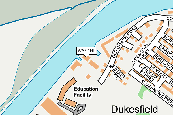 WA7 1NL map - OS OpenMap – Local (Ordnance Survey) WA7 1NL map - OS OpenMap – Local (Ordnance Survey)