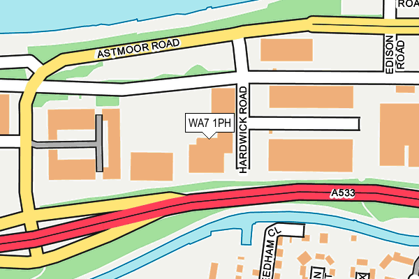 WA7 1PH map - OS OpenMap – Local (Ordnance Survey) WA7 1PH map - OS OpenMap – Local (Ordnance Survey)