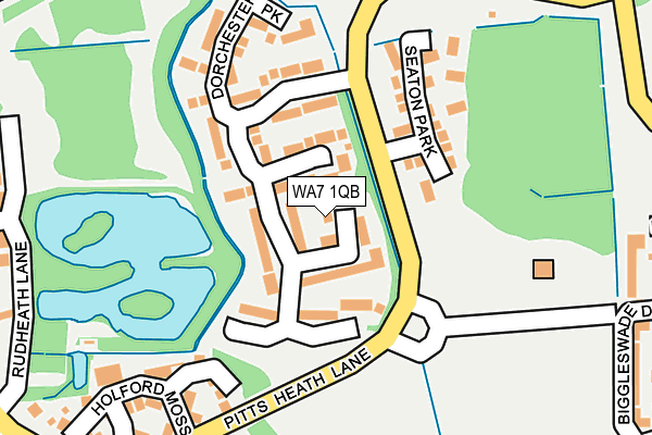 WA7 1QB map - OS OpenMap – Local (Ordnance Survey) WA7 1QB map - OS OpenMap – Local (Ordnance Survey)