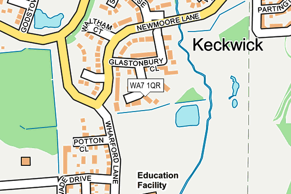 WA7 1QR map - OS OpenMap – Local (Ordnance Survey) WA7 1QR map - OS OpenMap – Local (Ordnance Survey)