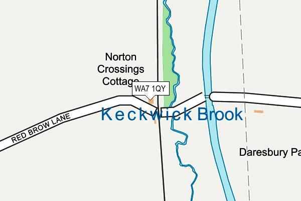 WA7 1QY map - OS OpenMap – Local (Ordnance Survey)