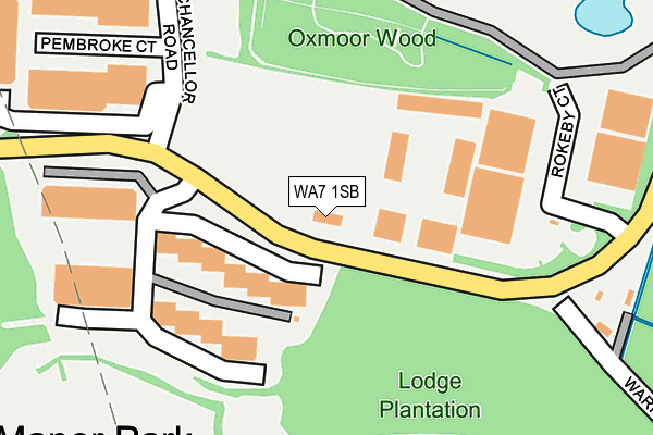 WA7 1SB map - OS OpenMap – Local (Ordnance Survey) WA7 1SB map - OS OpenMap – Local (Ordnance Survey)