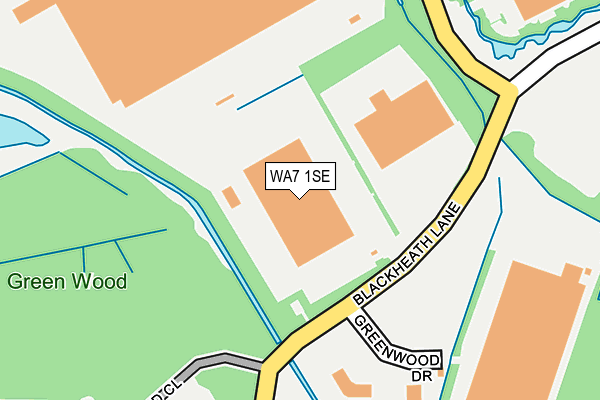 WA7 1SE map - OS OpenMap – Local (Ordnance Survey) WA7 1SE map - OS OpenMap – Local (Ordnance Survey)