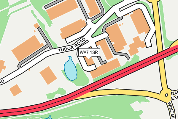 WA7 1SR map - OS OpenMap – Local (Ordnance Survey) WA7 1SR map - OS OpenMap – Local (Ordnance Survey)