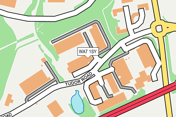 WA7 1SY map - OS OpenMap – Local (Ordnance Survey) WA7 1SY map - OS OpenMap – Local (Ordnance Survey)