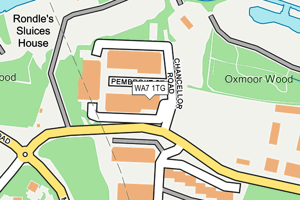 WA7 1TG map - OS OpenMap – Local (Ordnance Survey) WA7 1TG map - OS OpenMap – Local (Ordnance Survey)
