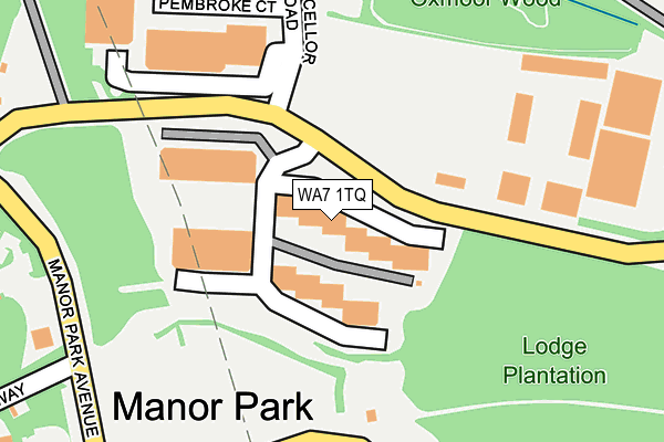 WA7 1TQ map - OS OpenMap – Local (Ordnance Survey) WA7 1TQ map - OS OpenMap – Local (Ordnance Survey)