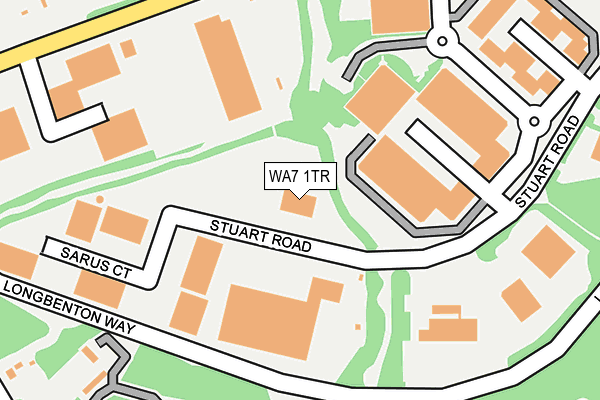 WA7 1TR map - OS OpenMap – Local (Ordnance Survey) WA7 1TR map - OS OpenMap – Local (Ordnance Survey)