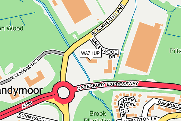 WA7 1UP map - OS OpenMap – Local (Ordnance Survey) WA7 1UP map - OS OpenMap – Local (Ordnance Survey)