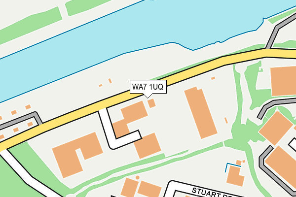 WA7 1UQ map - OS OpenMap – Local (Ordnance Survey) WA7 1UQ map - OS OpenMap – Local (Ordnance Survey)