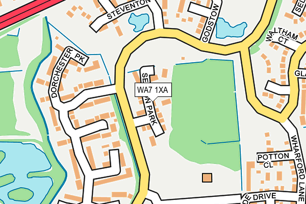 WA7 1XA map - OS OpenMap – Local (Ordnance Survey) WA7 1XA map - OS OpenMap – Local (Ordnance Survey)