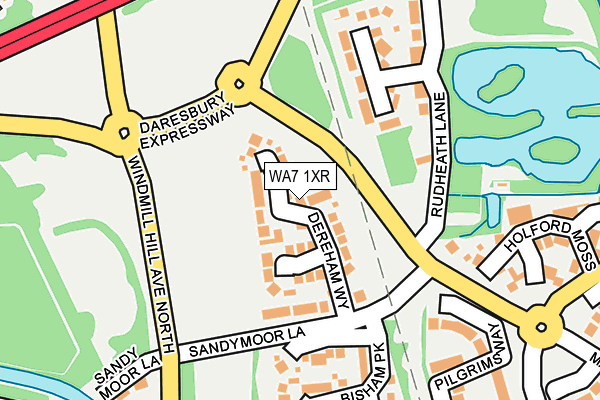 WA7 1XR map - OS OpenMap – Local (Ordnance Survey) WA7 1XR map - OS OpenMap – Local (Ordnance Survey)