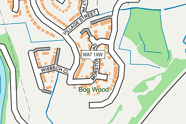 WA7 1XW map - OS OpenMap – Local (Ordnance Survey) WA7 1XW map - OS OpenMap – Local (Ordnance Survey)