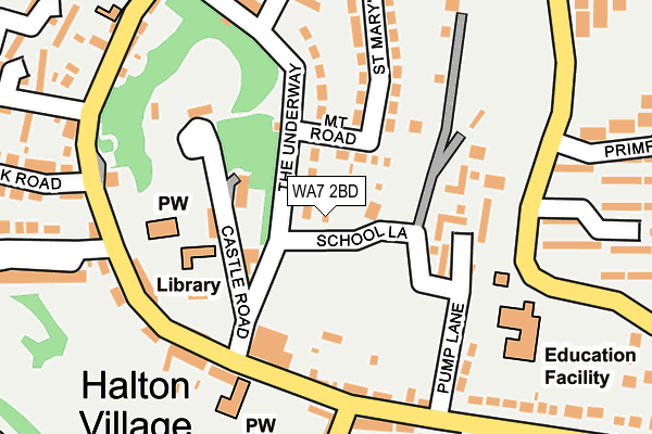 WA7 2BD map - OS OpenMap – Local (Ordnance Survey) WA7 2BD map - OS OpenMap – Local (Ordnance Survey)
