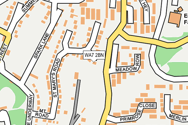 WA7 2BN map - OS OpenMap – Local (Ordnance Survey) WA7 2BN map - OS OpenMap – Local (Ordnance Survey)