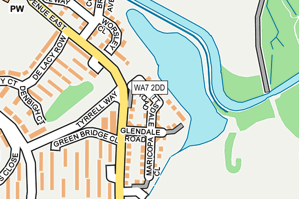 WA7 2DD map - OS OpenMap – Local (Ordnance Survey) WA7 2DD map - OS OpenMap – Local (Ordnance Survey)