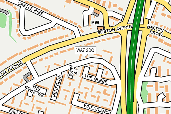 WA7 2DQ map - OS OpenMap – Local (Ordnance Survey) WA7 2DQ map - OS OpenMap – Local (Ordnance Survey)