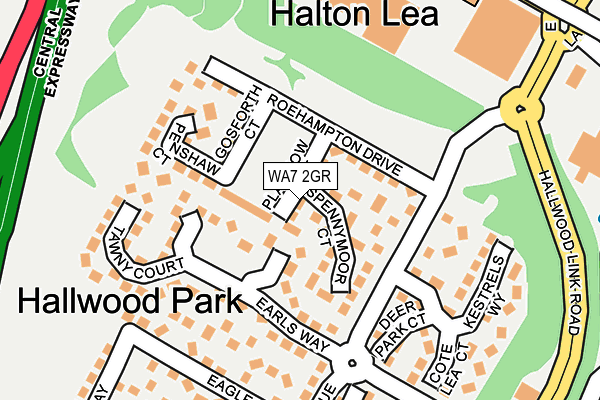 WA7 2GR map - OS OpenMap – Local (Ordnance Survey) WA7 2GR map - OS OpenMap – Local (Ordnance Survey)
