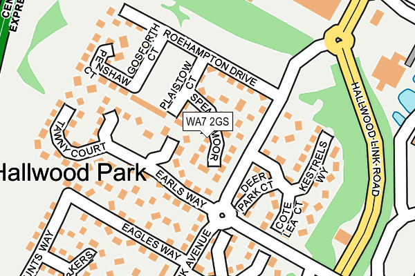 WA7 2GS map - OS OpenMap – Local (Ordnance Survey) WA7 2GS map - OS OpenMap – Local (Ordnance Survey)