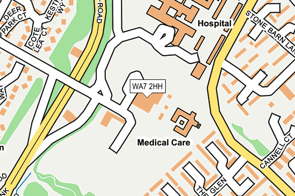 WA7 2HH map - OS OpenMap – Local (Ordnance Survey) WA7 2HH map - OS OpenMap – Local (Ordnance Survey)