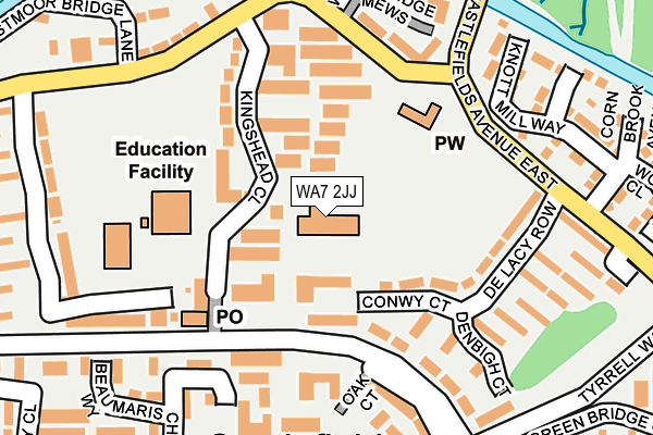 WA7 2JJ map - OS OpenMap – Local (Ordnance Survey) WA7 2JJ map - OS OpenMap – Local (Ordnance Survey)