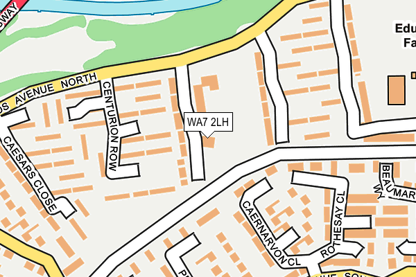 WA7 2LH map - OS OpenMap – Local (Ordnance Survey) WA7 2LH map - OS OpenMap – Local (Ordnance Survey)