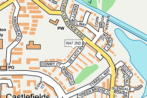 WA7 2ND map - OS OpenMap – Local (Ordnance Survey) WA7 2ND map - OS OpenMap – Local (Ordnance Survey)