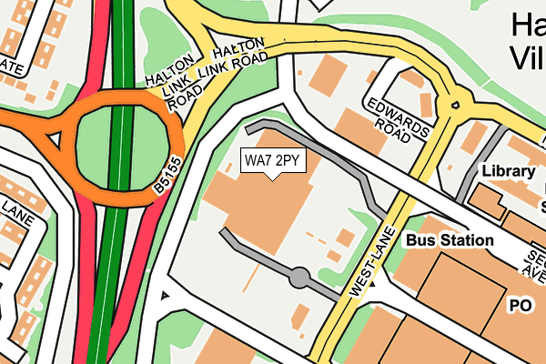 WA7 2PY map - OS OpenMap – Local (Ordnance Survey) WA7 2PY map - OS OpenMap – Local (Ordnance Survey)