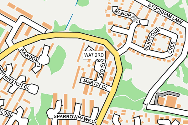 WA7 2RD map - OS OpenMap – Local (Ordnance Survey) WA7 2RD map - OS OpenMap – Local (Ordnance Survey)