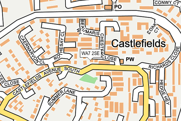 WA7 2SE map - OS OpenMap – Local (Ordnance Survey) WA7 2SE map - OS OpenMap – Local (Ordnance Survey)