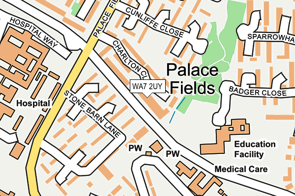 WA7 2UY map - OS OpenMap – Local (Ordnance Survey) WA7 2UY map - OS OpenMap – Local (Ordnance Survey)