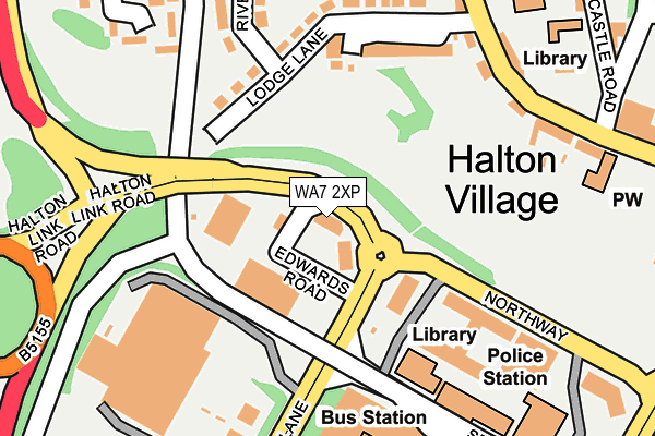 WA7 2XP map - OS OpenMap – Local (Ordnance Survey) WA7 2XP map - OS OpenMap – Local (Ordnance Survey)