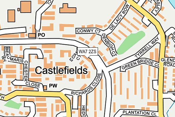 WA7 2ZS map - OS OpenMap – Local (Ordnance Survey) WA7 2ZS map - OS OpenMap – Local (Ordnance Survey)