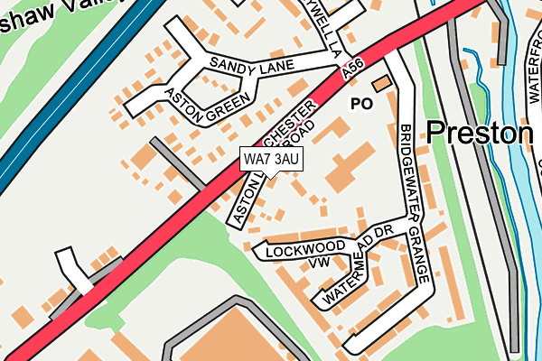 WA7 3AU map - OS OpenMap – Local (Ordnance Survey) WA7 3AU map - OS OpenMap – Local (Ordnance Survey)