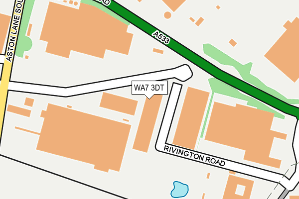 WA7 3DT map - OS OpenMap – Local (Ordnance Survey) WA7 3DT map - OS OpenMap – Local (Ordnance Survey)
