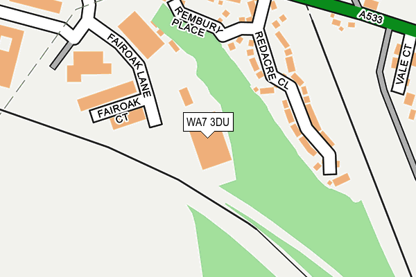 WA7 3DU map - OS OpenMap – Local (Ordnance Survey) WA7 3DU map - OS OpenMap – Local (Ordnance Survey)