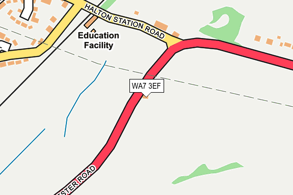 WA7 3EF map - OS OpenMap – Local (Ordnance Survey) WA7 3EF map - OS OpenMap – Local (Ordnance Survey)