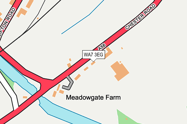 WA7 3EG map - OS OpenMap – Local (Ordnance Survey) WA7 3EG map - OS OpenMap – Local (Ordnance Survey)