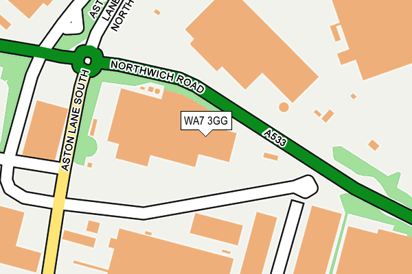 WA7 3GG map - OS OpenMap – Local (Ordnance Survey) WA7 3GG map - OS OpenMap – Local (Ordnance Survey)