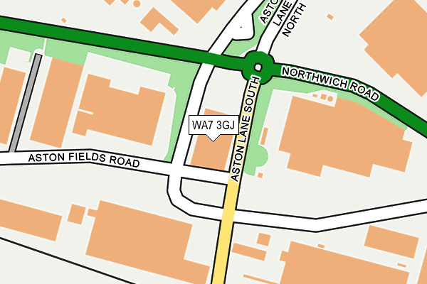WA7 3GJ map - OS OpenMap – Local (Ordnance Survey) WA7 3GJ map - OS OpenMap – Local (Ordnance Survey)
