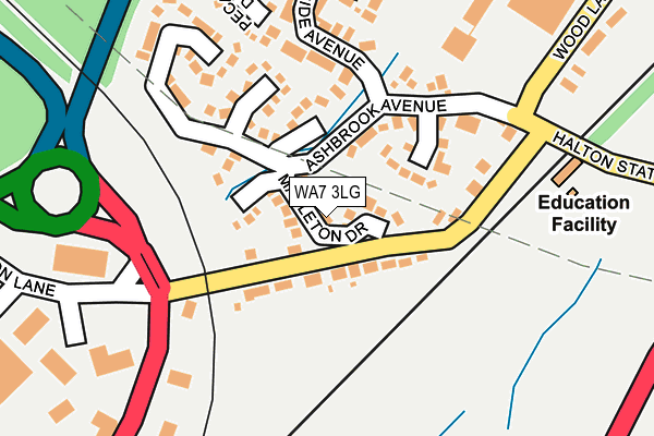 WA7 3LG map - OS OpenMap – Local (Ordnance Survey) WA7 3LG map - OS OpenMap – Local (Ordnance Survey)