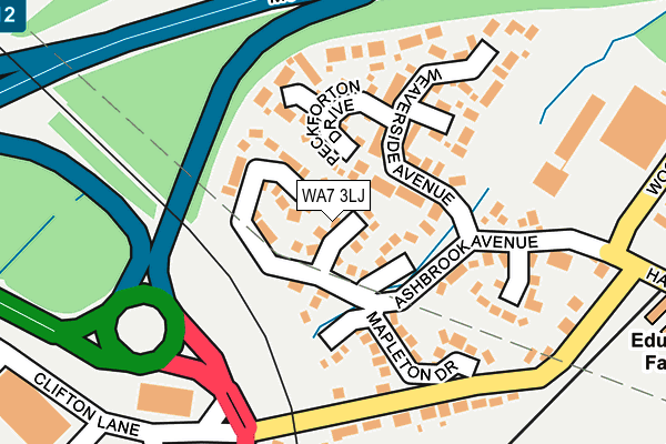 WA7 3LJ map - OS OpenMap – Local (Ordnance Survey) WA7 3LJ map - OS OpenMap – Local (Ordnance Survey)