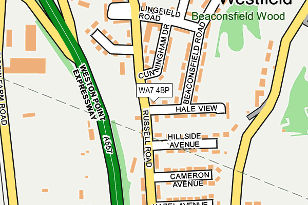 WA7 4BP map - OS OpenMap – Local (Ordnance Survey) WA7 4BP map - OS OpenMap – Local (Ordnance Survey)